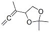(9ci)-2,2-二甲基-4-(1-甲基-1,2-丙二烯)-1,3-二氧戊環(huán)結(jié)構(gòu)式_120717-26-2結(jié)構(gòu)式