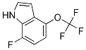 1H-indole, 7-fluoro-4-(trifluoromethoxy)-Structure,1208977-14-3Structure 1H-indole, 7-fluoro-4-(trifluoromethoxy)- Structure,1208977-14-3Structure