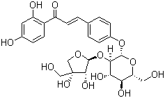 Isoliquiritin apiosideStructure,120926-46-7Structure Isoliquiritin apioside Structure,120926-46-7Structure
