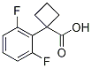 1-(2,6-Difluorophenyl)cyclobutanecarboxylic acidStructure,1215754-00-9Structure 1-(2,6-Difluorophenyl)cyclobutanecarboxylic acid Structure,1215754-00-9Structure