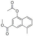 4-(Acetyloxy)-8-methyl-2-naphthalenecarboxylic acid methyl esterStructure,121784-20-1Structure 4-(Acetyloxy)-8-methyl-2-naphthalenecarboxylic acid methyl ester Structure,121784-20-1Structure