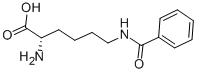 N-ε-苯甲酰基-L-賴氨酸結(jié)構(gòu)式_1219-46-1結(jié)構(gòu)式