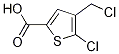 5-Chloro-4-(chloromethyl)thiophene-2-carboxylic acidStructure,1223748-49-9Structure 5-Chloro-4-(chloromethyl)thiophene-2-carboxylic acid Structure,1223748-49-9Structure