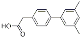 2-(3,5-二甲基-[1,1-聯(lián)苯]-4-基)乙酸結(jié)構(gòu)式_1225598-10-6結(jié)構(gòu)式