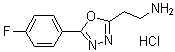 2-(5-(4-Fluorophenyl)-1,3,4-oxadiazol-2-yl)ethanamine hydrochlorideStructure,1228878-58-7Structure 2-(5-(4-Fluorophenyl)-1,3,4-oxadiazol-2-yl)ethanamine hydrochloride Structure,1228878-58-7Structure