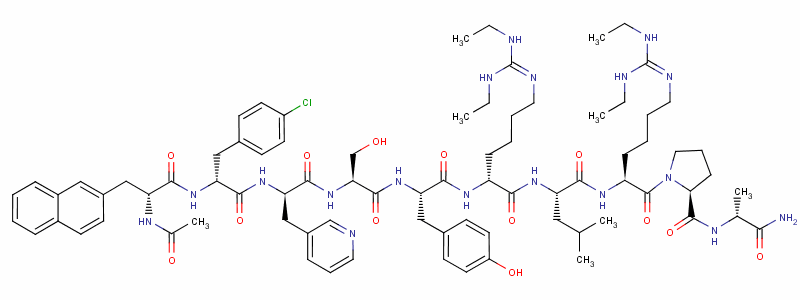 加尼瑞克結(jié)構(gòu)式_123246-29-7結(jié)構(gòu)式