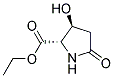 反式-(9ci)-3-羥基-5-氧代-L-脯氨酸乙酯結(jié)構(gòu)式_124618-51-5結(jié)構(gòu)式