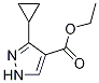 Ethyl 3-cyclopropylpyrazole-4-carboxylateStructure,1246471-38-4Structure Ethyl 3-cyclopropylpyrazole-4-carboxylate Structure,1246471-38-4Structure