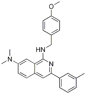 N1-(4-methoxybenzyl)-n7,n7-dimethyl-3-m-tolylisoquinoline-1,7-diamineStructure,1248622-41-4Structure N1-(4-methoxybenzyl)-n7,n7-dimethyl-3-m-tolylisoquinoline-1,7-diamine Structure,1248622-41-4Structure