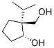 反式-(9ci)-2-羥基-1-(1-甲基乙基)-環(huán)戊烷甲醇結(jié)構(gòu)式_124941-16-8結(jié)構(gòu)式