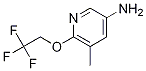 5-Methyl-6-(2,2,2-trifluoroethoxy)pyridin-3-amineStructure,1250497-38-1Structure 5-Methyl-6-(2,2,2-trifluoroethoxy)pyridin-3-amine Structure,1250497-38-1Structure