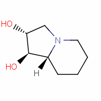 (1S,2S,8aS)-1,2,3,5,6,7,8,8alpha-Octahydroindolizine-1,2-DiolStructure,125279-72-3Structure (1S,2S,8aS)-1,2,3,5,6,7,8,8alpha-Octahydroindolizine-1,2-Diol Structure,125279-72-3Structure