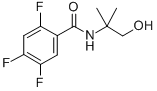 2,4,5-Trifluoro-n-(1-hydroxy-2-methylpropan-2-yl)benzamideStructure,125290-71-3Structure 2,4,5-Trifluoro-n-(1-hydroxy-2-methylpropan-2-yl)benzamide Structure,125290-71-3Structure