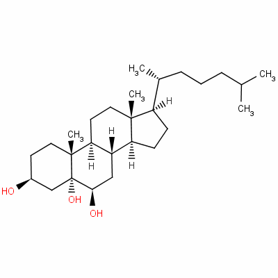 Cholestane-3beta,5alpha,6beta-triolStructure,1253-84-5Structure Cholestane-3beta,5alpha,6beta-triol Structure,1253-84-5Structure