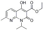 Ethyl 4-hydroxy-1-isopropyl-7-methyl-2-oxo-1,2-dihydro-1,8-naphthyridine-3-carboxylateStructure,1253791-01-3Structure Ethyl 4-hydroxy-1-isopropyl-7-methyl-2-oxo-1,2-dihydro-1,8-naphthyridine-3-carboxylate Structure,1253791-01-3Structure