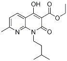 Ethyl 4-hydroxy-1-isopentyl-7-methyl-2-oxo-1,2-dihydro-1,8-naphthyridine-3-carboxylateStructure,1253791-40-0Structure Ethyl 4-hydroxy-1-isopentyl-7-methyl-2-oxo-1,2-dihydro-1,8-naphthyridine-3-carboxylate Structure,1253791-40-0Structure