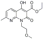Ethyl 4-hydroxy-1-(2-methoxyethyl)-7-methyl-2-oxo-1,2-dihydro-1,8-naphthyridine-3-carboxylateStructure,1253791-96-6Structure Ethyl 4-hydroxy-1-(2-methoxyethyl)-7-methyl-2-oxo-1,2-dihydro-1,8-naphthyridine-3-carboxylate Structure,1253791-96-6Structure