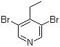 3,5-Dibromo-4-ethylpyridineStructure,125419-80-9Structure 3,5-Dibromo-4-ethylpyridine Structure,125419-80-9Structure