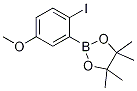 2-(2-Iodo-5-methoxyphenyl)-4,4,5,5-tetramethyl-1,3,2-dioxaborolaneStructure,1256781-69-7Structure 2-(2-Iodo-5-methoxyphenyl)-4,4,5,5-tetramethyl-1,3,2-dioxaborolane Structure,1256781-69-7Structure