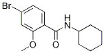 N-環(huán)己基-4-溴-2-甲氧基苯甲酰胺結(jié)構(gòu)式_1257665-02-3結(jié)構(gòu)式
