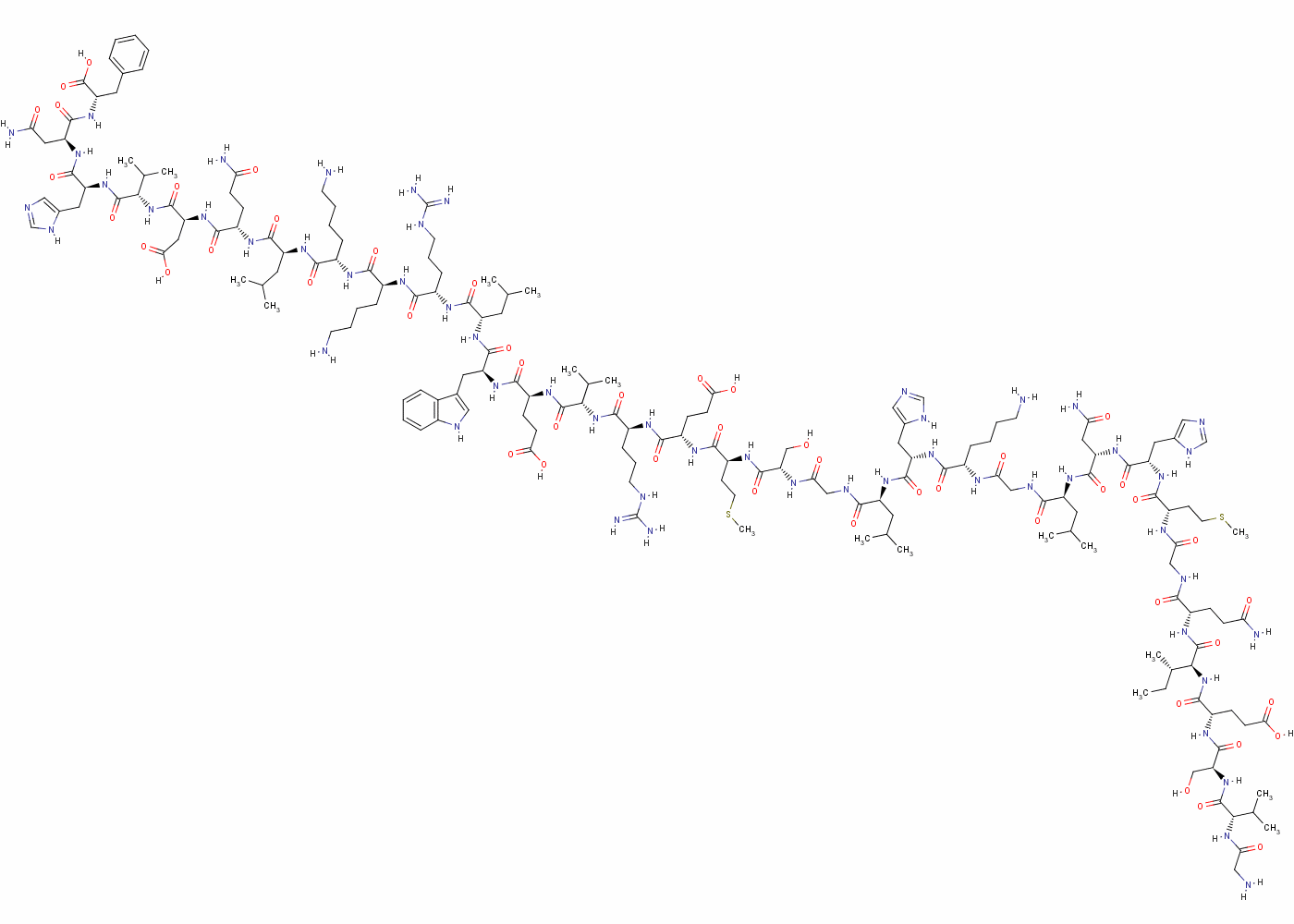 Parathyroid Hormone(1-34) Bovine Structure,12583-68-5Structure