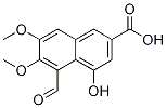 5-Formyl-4-hydroxy-6,7-dimethoxy-2-naphthalenecarboxylic acidStructure,126274-96-2Structure 5-Formyl-4-hydroxy-6,7-dimethoxy-2-naphthalenecarboxylic acid Structure,126274-96-2Structure