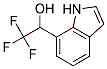 2,2,2-Trifluoro-1-(1h-indol-7-yl)ethanolStructure,1263280-39-2Structure 2,2,2-Trifluoro-1-(1h-indol-7-yl)ethanol Structure,1263280-39-2Structure