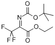 Ethyl 2-tert-butoxycarbonylimino-3,3,3-trifluoropropionateStructure,126535-90-8Structure Ethyl 2-tert-butoxycarbonylimino-3,3,3-trifluoropropionate Structure,126535-90-8Structure