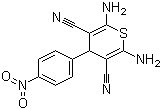 2,6-Diamino-4-(4-nitrophenyl)-4H-thiopyran-3,5-dicarbonitrileStructure,127118-57-4Structure 2,6-Diamino-4-(4-nitrophenyl)-4H-thiopyran-3,5-dicarbonitrile Structure,127118-57-4Structure