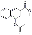 4-(Acetyloxy)-2-naphthalenecarboxylic acid methyl esterStructure,127265-98-9Structure 4-(Acetyloxy)-2-naphthalenecarboxylic acid methyl ester Structure,127265-98-9Structure