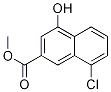 8-Chloro-4-hydroxy-2-naphthalenecarboxylic acid methyl esterStructure,127265-99-0Structure 8-Chloro-4-hydroxy-2-naphthalenecarboxylic acid methyl ester Structure,127265-99-0Structure