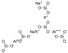 Aluminum potassium sodium dioxido-oxo-silaneStructure,12736-96-8Structure Aluminum potassium sodium dioxido-oxo-silane Structure,12736-96-8Structure