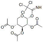 2,3,4-三-O-乙?；?1-O-(2,2,2-三氯亞氨代乙酰)-alpha-D-甘油-吡喃戊糖結(jié)構(gòu)式_128376-91-0結(jié)構(gòu)式