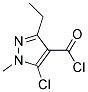 1H-pyrazole-4-carbonyl chloride, 5-chloro-3-ethyl-1-methyl-(9ci)Structure,128564-58-9Structure 1H-pyrazole-4-carbonyl chloride, 5-chloro-3-ethyl-1-methyl-(9ci) Structure,128564-58-9Structure