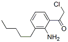 Ethanone, 1-(2-amino-3-pentylphenyl)-2-chloro-Structure,128600-55-5Structure Ethanone, 1-(2-amino-3-pentylphenyl)-2-chloro- Structure,128600-55-5Structure