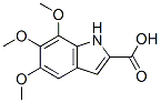 5,6,7-Trimethoxy-1H-indole-2-carboxylic acidStructure,128781-07-7Structure 5,6,7-Trimethoxy-1H-indole-2-carboxylic acid Structure,128781-07-7Structure
