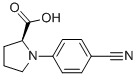 N-(4-氰基苯基)-l-脯氨酸結(jié)構(gòu)式_129297-52-5結(jié)構(gòu)式