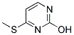 (9ci)-4-(甲基硫代)-2-羥基嘧啶結(jié)構(gòu)式_129618-62-8結(jié)構(gòu)式