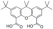2,7-Di-tert-butyl-9,9-dimethyl-4,5-xanthenedicarboxylic acidStructure,130525-39-2Structure 2,7-Di-tert-butyl-9,9-dimethyl-4,5-xanthenedicarboxylic acid Structure,130525-39-2Structure