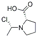 (s)-(9ci)-1-(1-氯乙基)-L-脯氨酸結(jié)構(gòu)式_130603-13-3結(jié)構(gòu)式