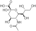 唾液酸結(jié)構(gòu)式_131-48-6結(jié)構(gòu)式