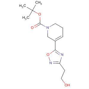 3-(3-(2-羥基乙基)-1,2,4-噁二唑-5-基)-5,6-二氫吡啶-1(2H)-羧酸叔丁酯結(jié)構(gòu)式_131041-91-3結(jié)構(gòu)式