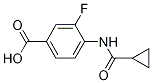 4-[(環(huán)丙基羰基)氨基]-3-氟苯甲酸結(jié)構(gòu)式_1314406-43-3結(jié)構(gòu)式