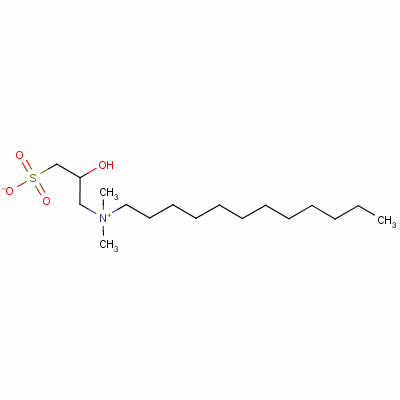 N,n-dimethyl-n-dodecyl-n-(2-hydroxy-3-sulfopropyl)ammonium betaineStructure,13197-76-7Structure N,n-dimethyl-n-dodecyl-n-(2-hydroxy-3-sulfopropyl)ammonium betaine Structure,13197-76-7Structure