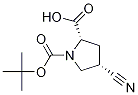 (2S,4s)-1-(tert-butoxycarbonyl)-4-cyanopyrrolidine-2-carboxylic acidStructure,132622-71-0Structure (2S,4s)-1-(tert-butoxycarbonyl)-4-cyanopyrrolidine-2-carboxylic acid Structure,132622-71-0Structure