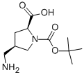 1,2-Pyrrolidinedicarboxylic acid, 4-(aminomethyl)-, 1-(1,1-dimethylethyl) ester, (2S,4R)-Structure,132622-72-1Structure 1,2-Pyrrolidinedicarboxylic acid, 4-(aminomethyl)-, 1-(1,1-dimethylethyl) ester, (2S,4R)- Structure,132622-72-1Structure