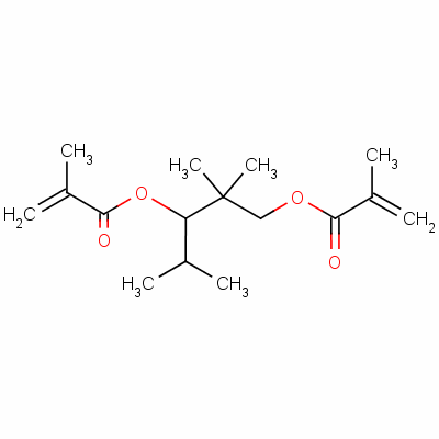 2,2,4-Trimethyl-1,3-pentanediol dimethacrylateStructure,13283-44-8Structure 2,2,4-Trimethyl-1,3-pentanediol dimethacrylate Structure,13283-44-8Structure