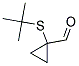 (9ci)-1-[(1,1-二甲基乙基)硫代]-環(huán)丙烷羧醛結(jié)構(gòu)式_132866-22-9結(jié)構(gòu)式
