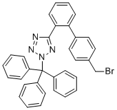 5-(4-Bromomethyl)-1,1-biphenyl-2-yl)-2-triphenylmethyl-2h-tetrazoleStructure,133051-88-4Structure 5-(4-Bromomethyl)-1,1-biphenyl-2-yl)-2-triphenylmethyl-2h-tetrazole Structure,133051-88-4Structure