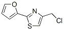 4-(Chloromethyl)-2-(2-furyl)-1,3-thiazoleStructure,13386-49-7Structure 4-(Chloromethyl)-2-(2-furyl)-1,3-thiazole Structure,13386-49-7Structure
